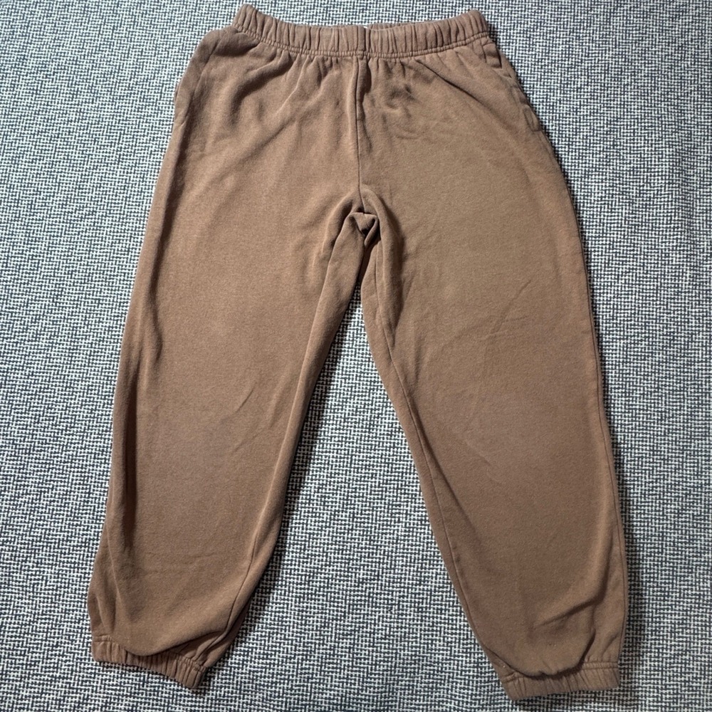Cotton On Womens Brown Fleece Lined Jogger Sweatpants Size S Small Cocoa Brown